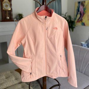 Like New The North Face Peach/Pink Windwall Fleece-Lined Jacket